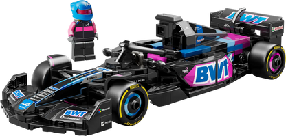 Nástěnný rám pro LEGO® Speed Champions 77248 Závodní auto BWT Alpine F1® Team A524 v provedení s gradientem
