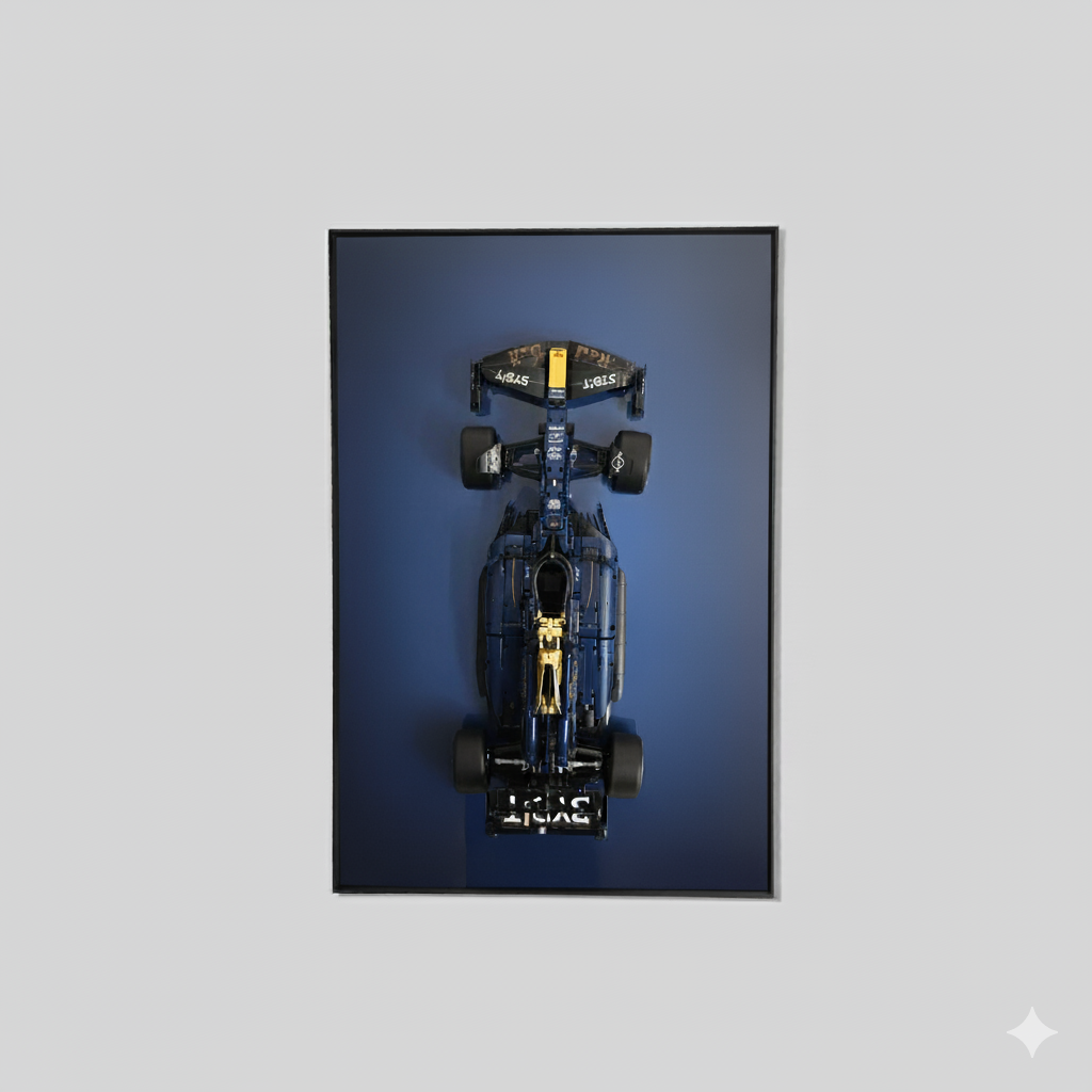 Nástěnný rám pro LEGO® Technic 42206 Red Bull Racing - gradient