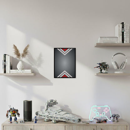 Nástěnný rám pro LEGO® Speed Champions 77250 Závodní auto MoneyGram Haas F1® Team VF-24